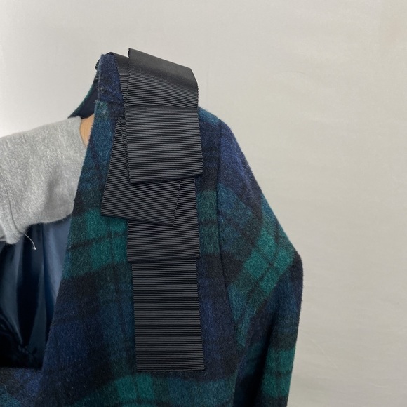 Honey Salon by Foppish Plaid mini dress with bow's on top of shoulder size. xs/s - Picture 2 of 13